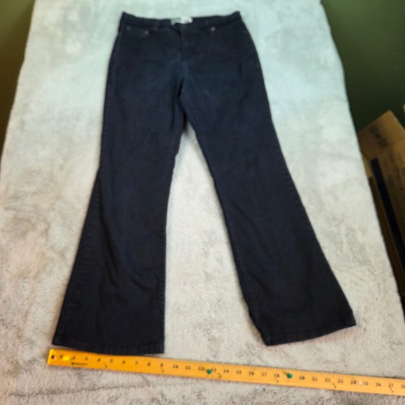 Signature by Levi Strauss & Co. Denim - Signature Levi Strauss & Co. Bootcut Jeans Womens Sz 12S At Waist Stretch Black